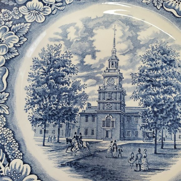 Liberty Blue Original Independence Hall Plate - Picture 11 of 11